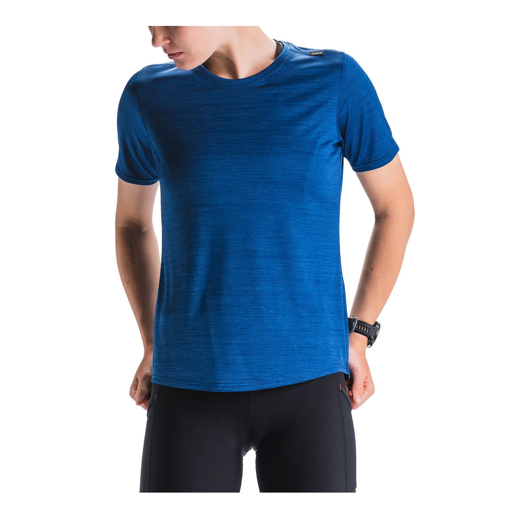 Fusion C3 T-shirt til dame i blå med kort ærmer