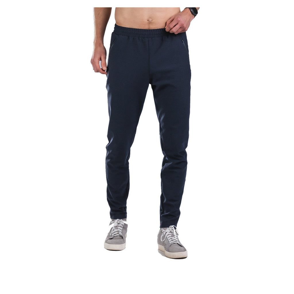 Mørkeblå FUSION recharge pants til mænd med elastisk linning