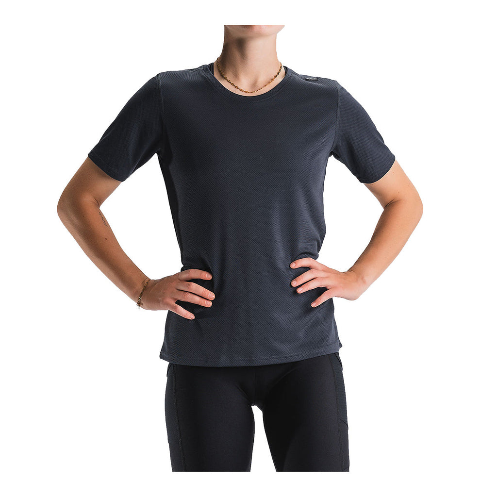 Fusion Tempo dame t-shirt med kort ærme og rund halsudskæring