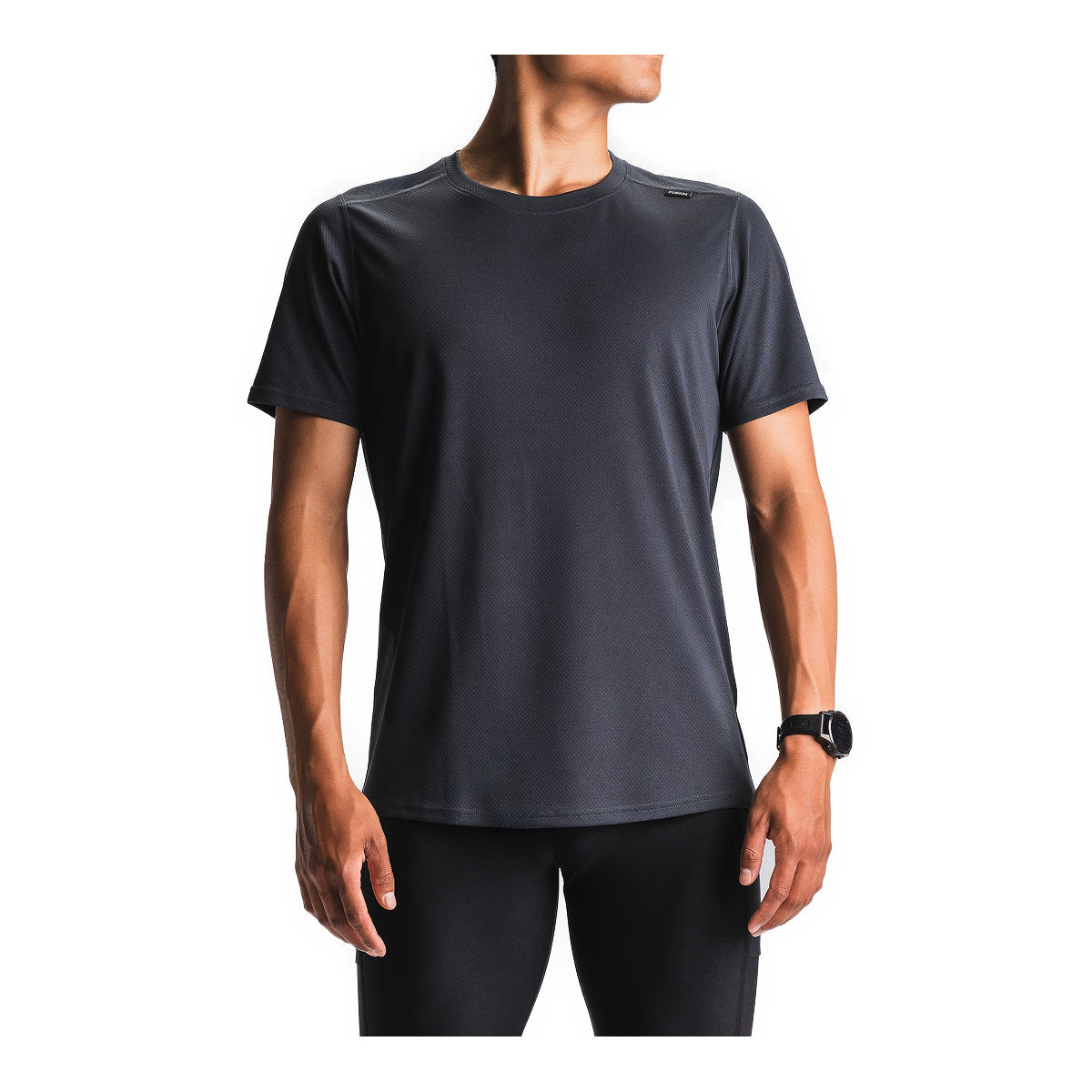 Fusion Tempo One herre t-shirt med korte ærmer og rund halsudskæring