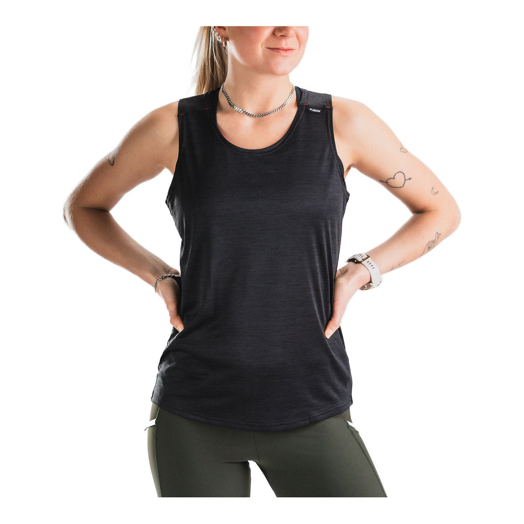Fusion C3 dame singlet med rund hals og ærmeløse åbninger