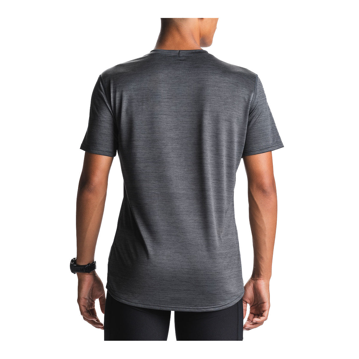 Mørk grå FUSION C3 t-shirt til mænd med kort ærme