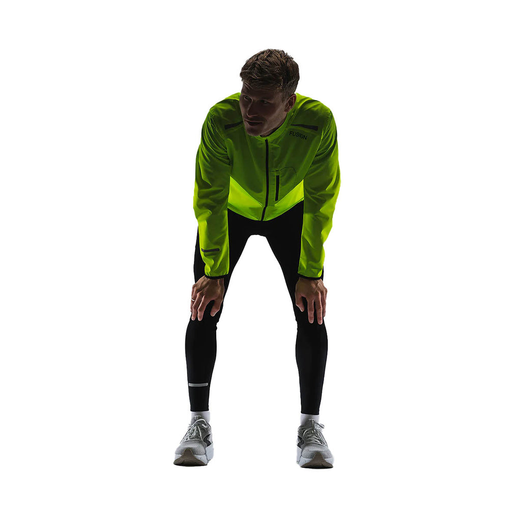 Fusion S1 Run Jacket herre Yellow/Black