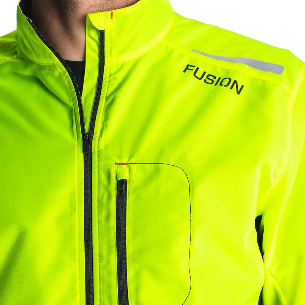Fusion S1 Run Jacket herre Yellow/Black