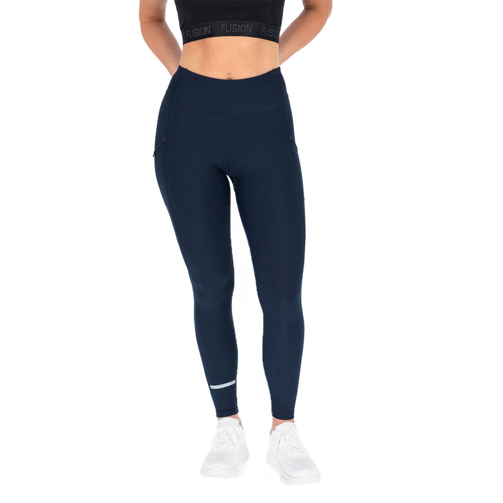 Fusion Womens C3 Training Tights-Night Blue