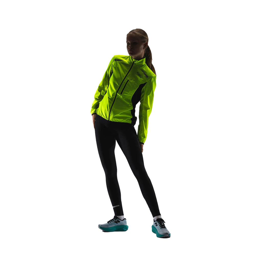 Fusion S1 Run Jacket dame Yellow/Black