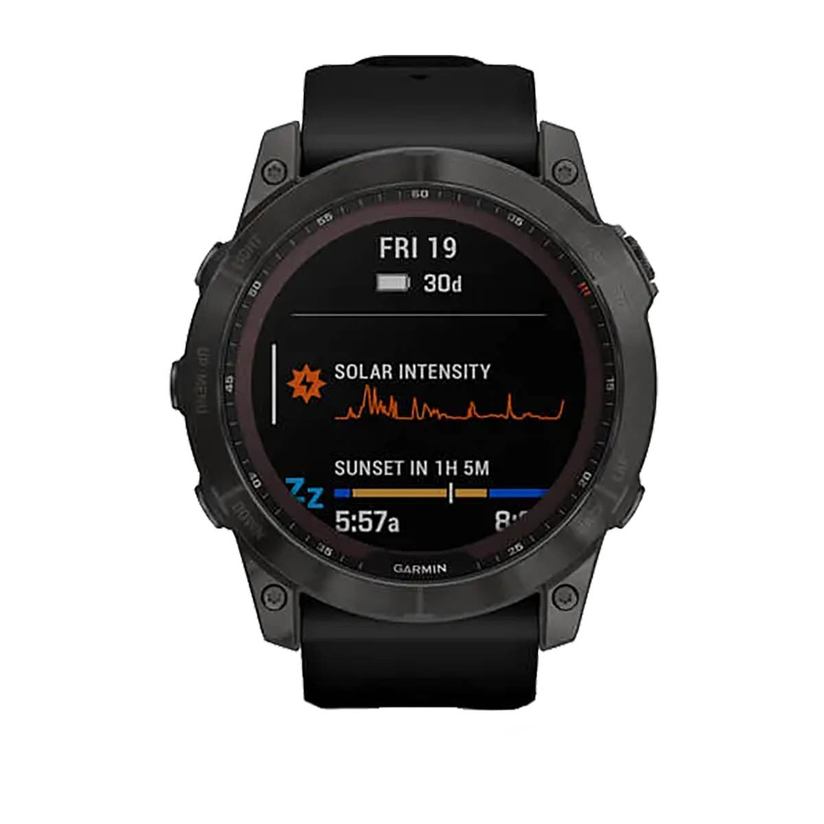 Garmin Fenix 7X Sapphire Solar + Lygte