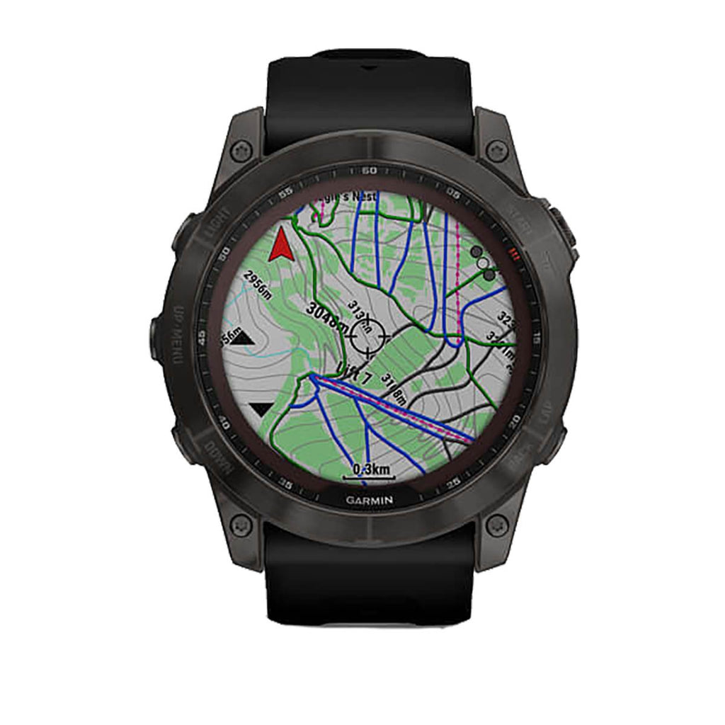 Garmin Fenix 7X Sapphire Solar + Lygte