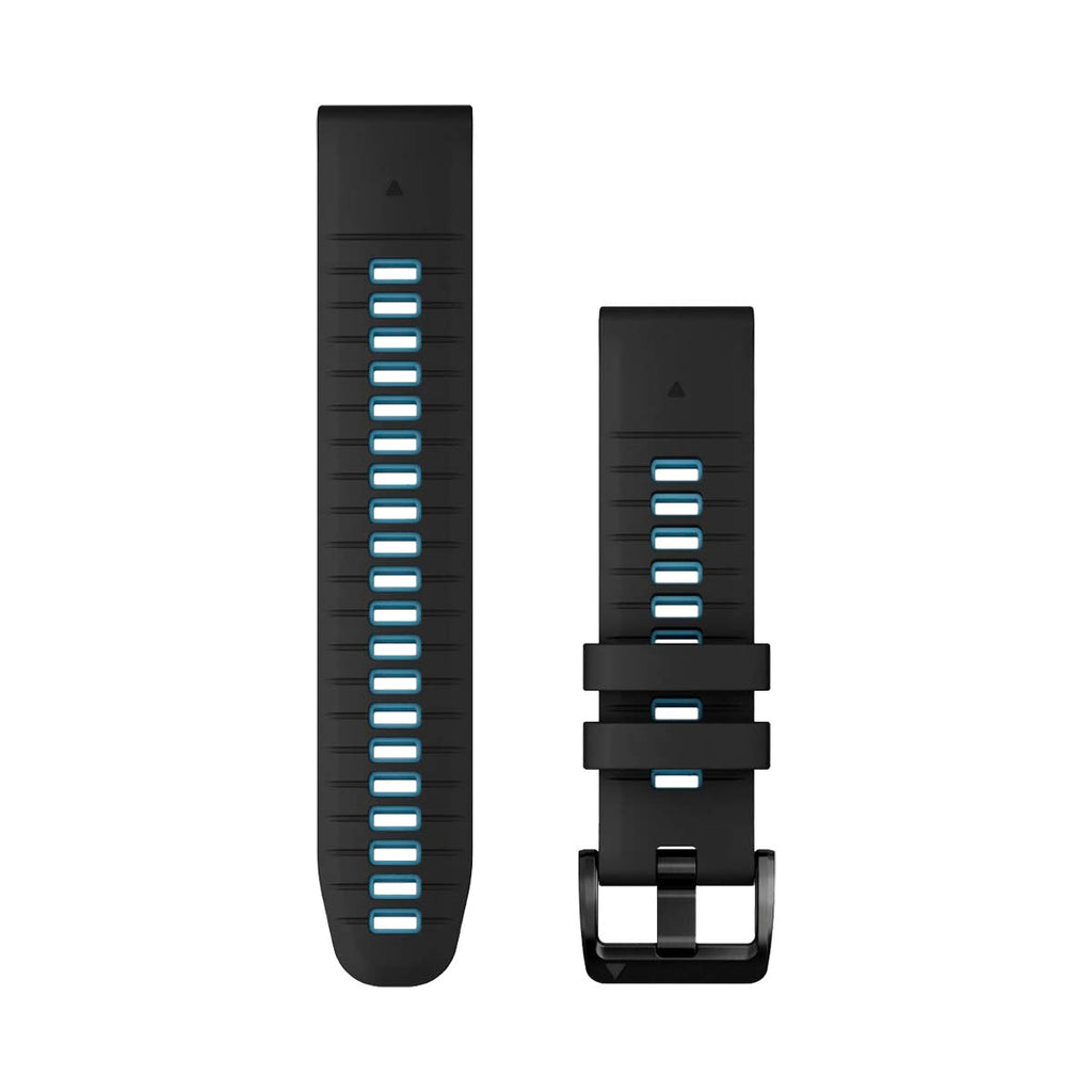 Garmin Urrem Black/cirrus blue silicone 22 mm