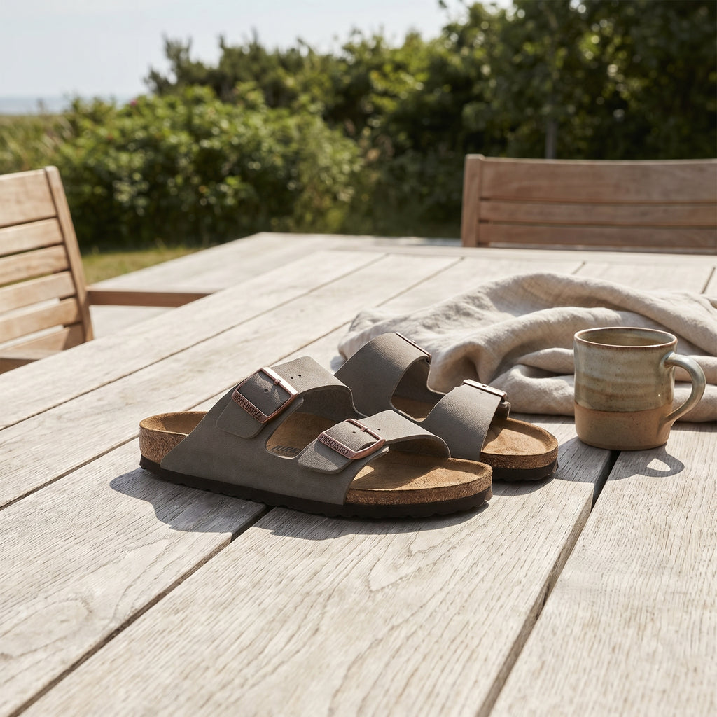 Birkenstock Arizona Nubuck Stone