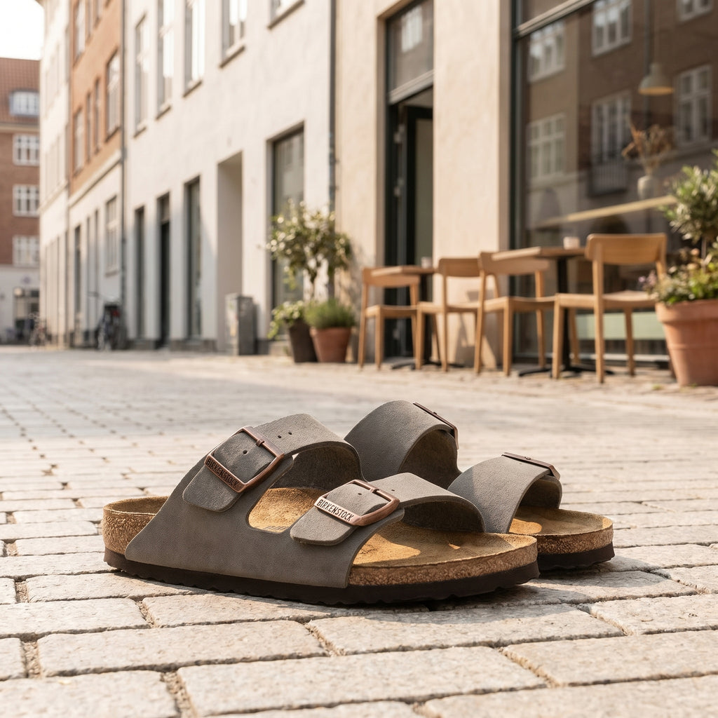 Birkenstock Arizona Nubuck Stone
