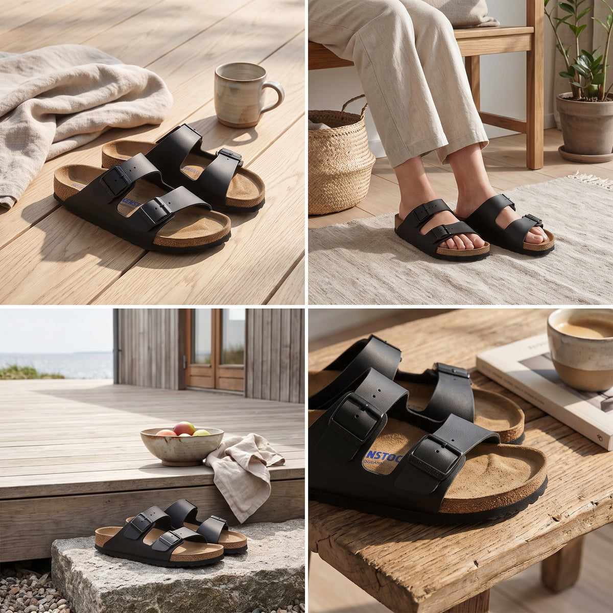 Birkenstock Arizona Blød Fodseng BF Black (smal model)