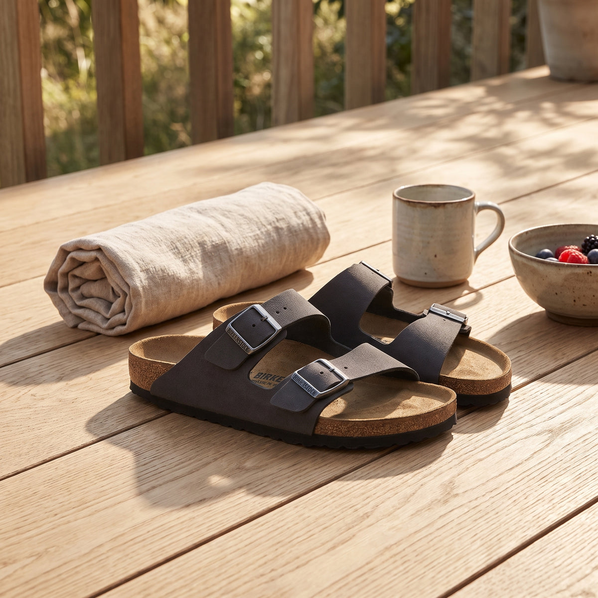 Birkenstock Arizona BFBC Velvet Gray