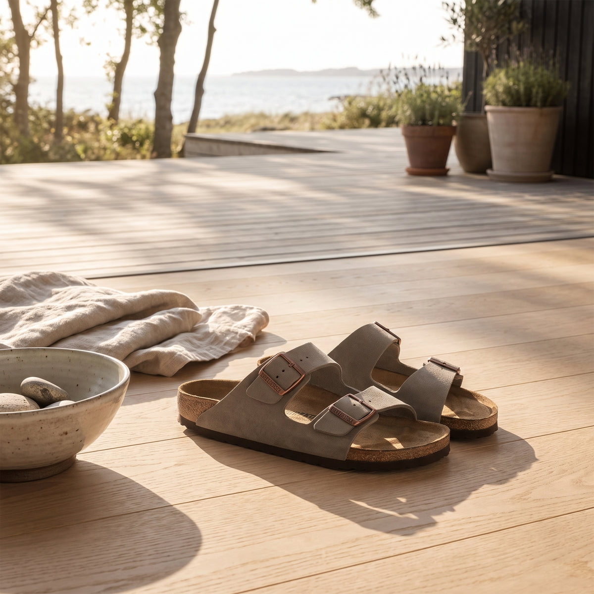 Birkenstock Arizona BFBC Stone
