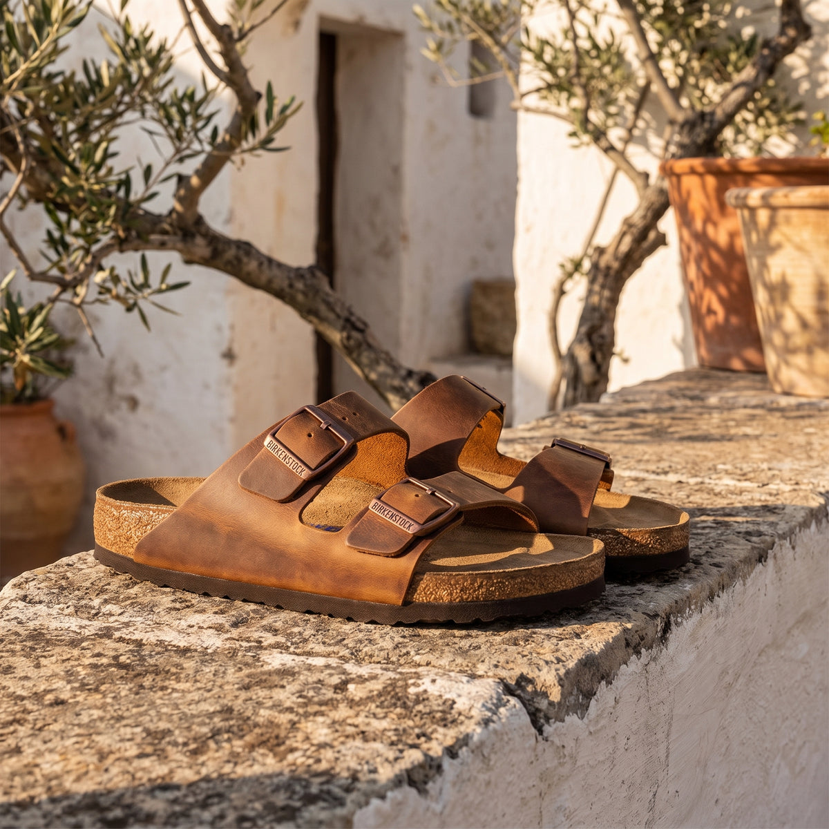 Birkenstock Arizona Soft Footbed Oiled Tabacco Brown