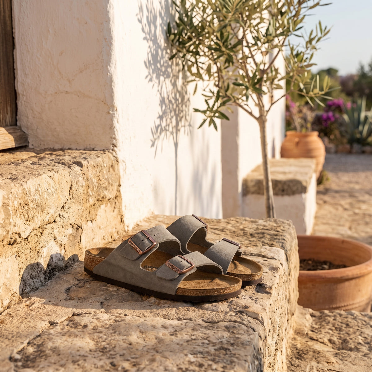 Birkenstock Arizona BFBC Stone