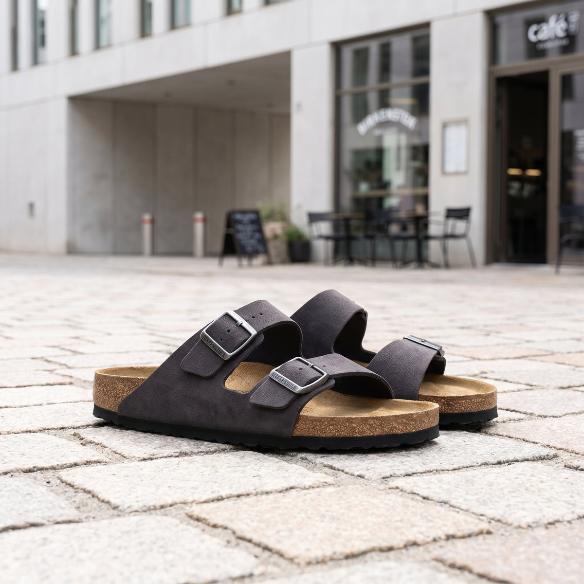 Birkenstock Arizona BFBC Velvet Gray