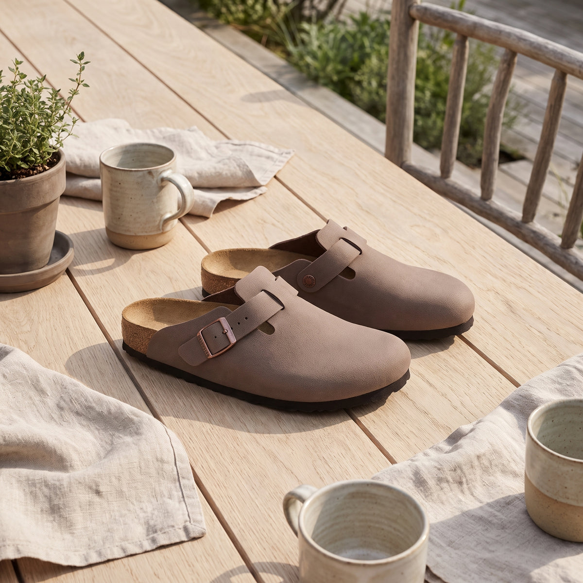 Birkenstock Boston BFBC Mocca (smal)