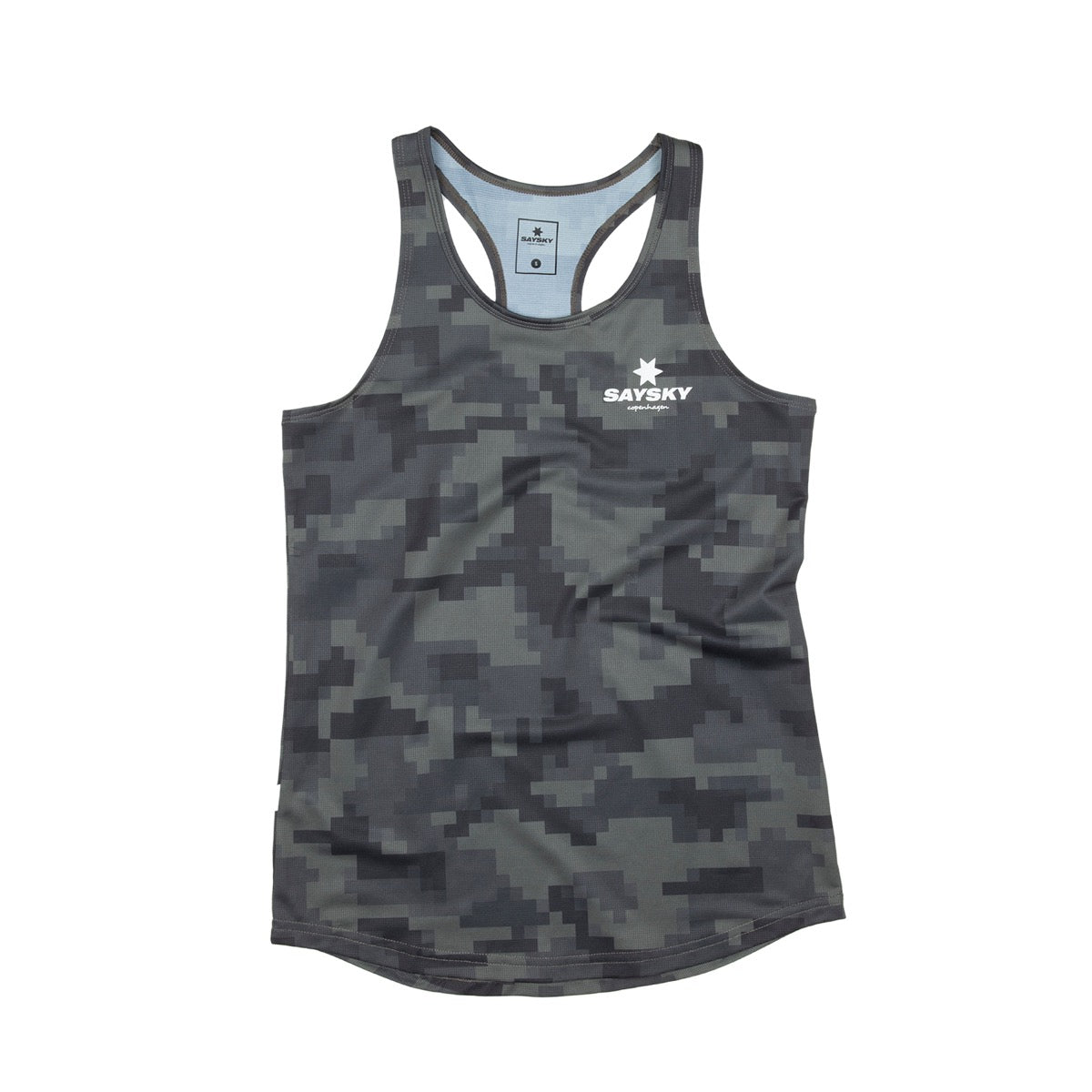 Saysky Green Pixel Camo Combat Singlet dame
