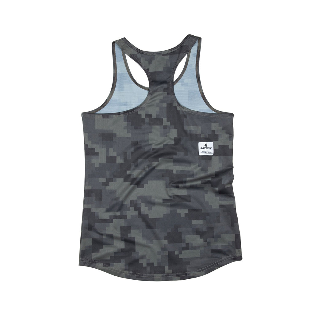 Saysky Green Pixel Camo Combat Singlet dame