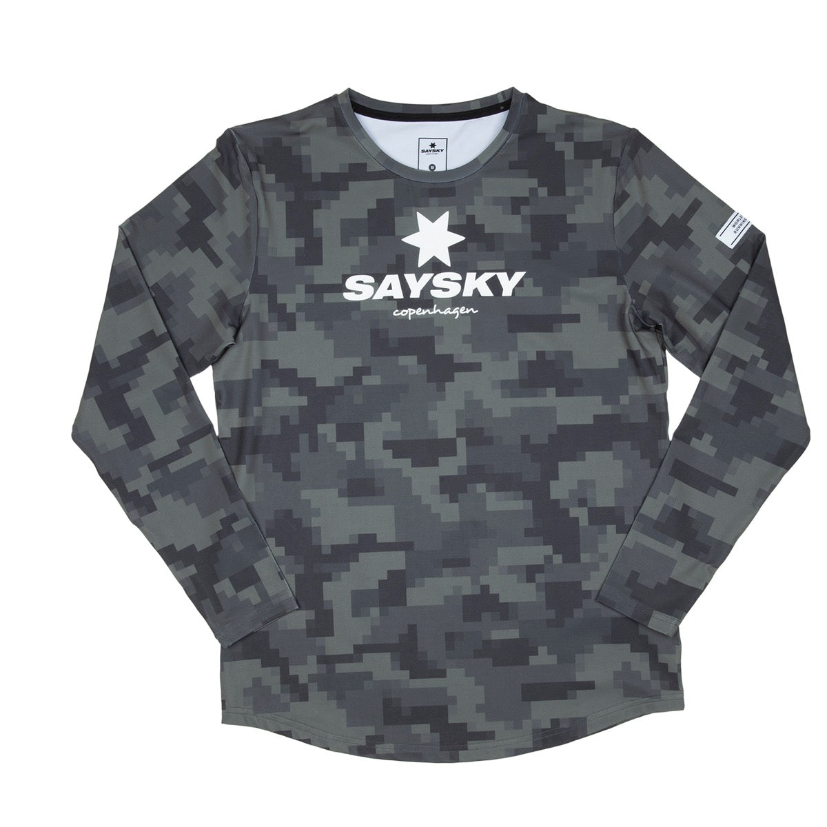 Saysky Green Pixel Camo Blaze LS Unisex