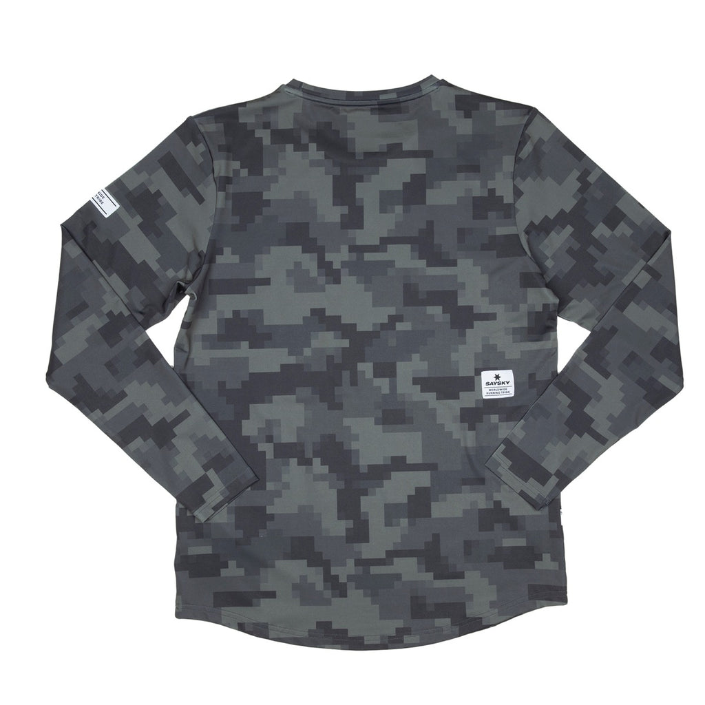 Saysky Green Pixel Camo Blaze LS Unisex
