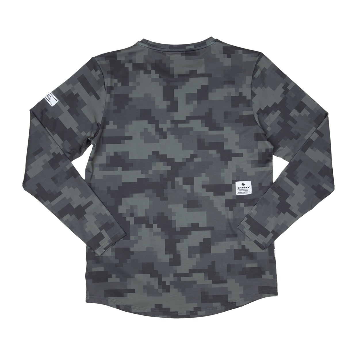 Saysky Green Pixel Camo Blaze LS Unisex