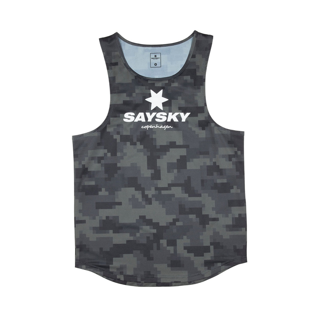 Saysky Green Pixel Camo Combat Singlet Unisex