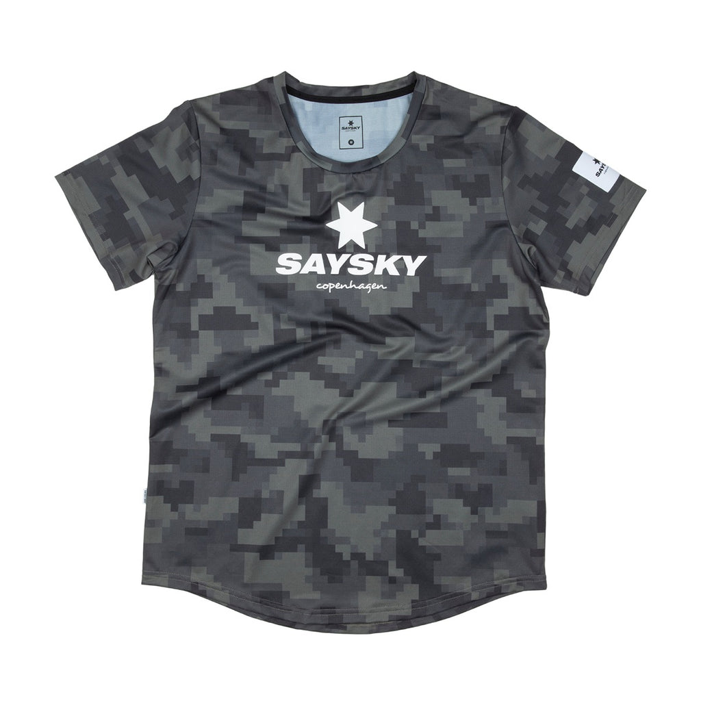 Saysky Green Pixel Camo Combat Tee Unisex