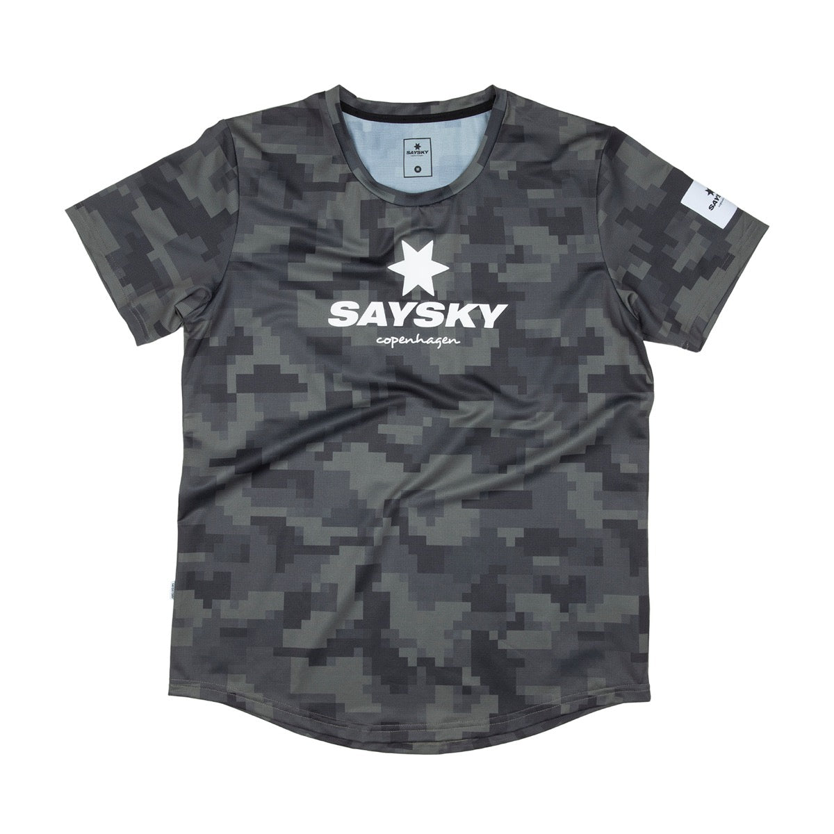 Saysky Green Pixel Camo Combat Tee Unisex