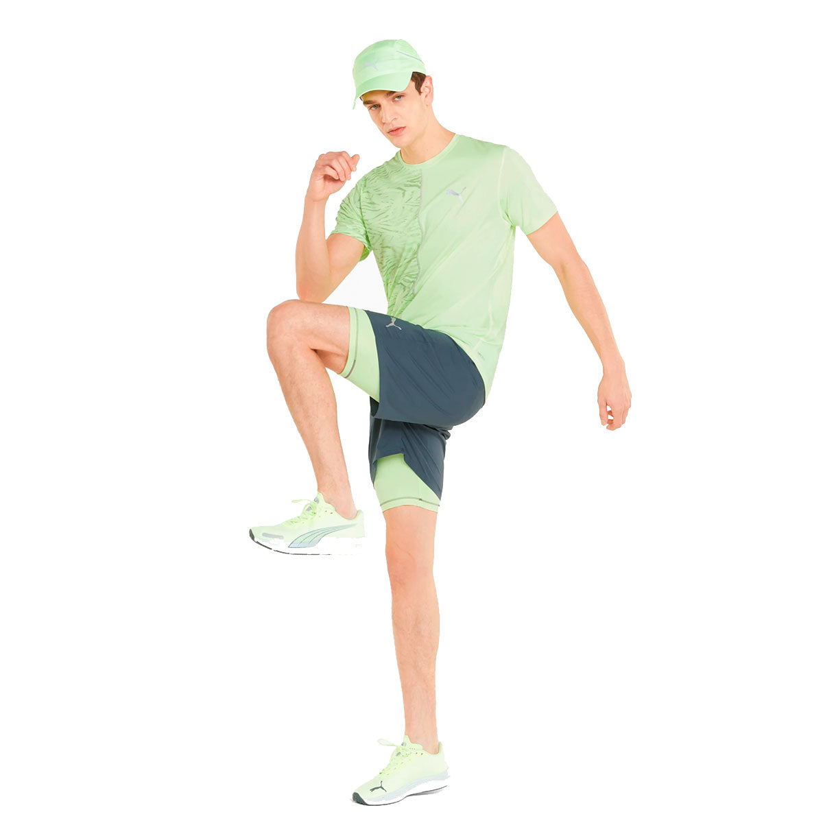 Puma Run 2 In 1 5" Shorts Herre
