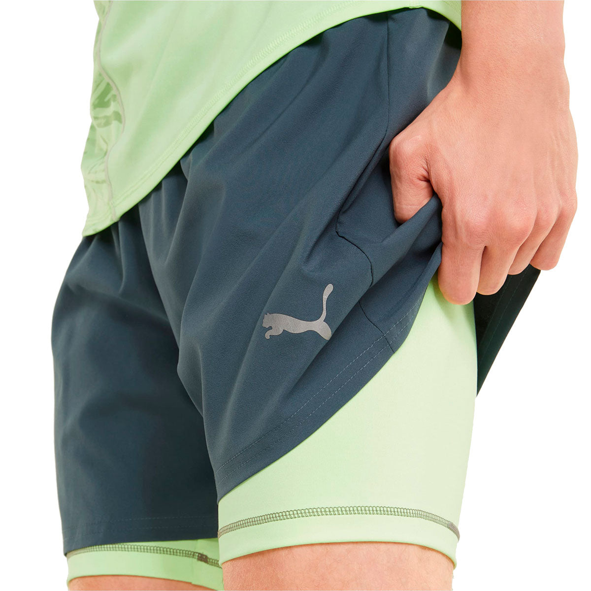 Puma Run 2 In 1 5" Shorts Herre