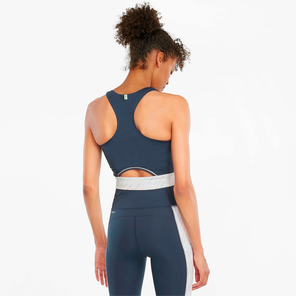 Puma Run High Shine Crop Tank Dame