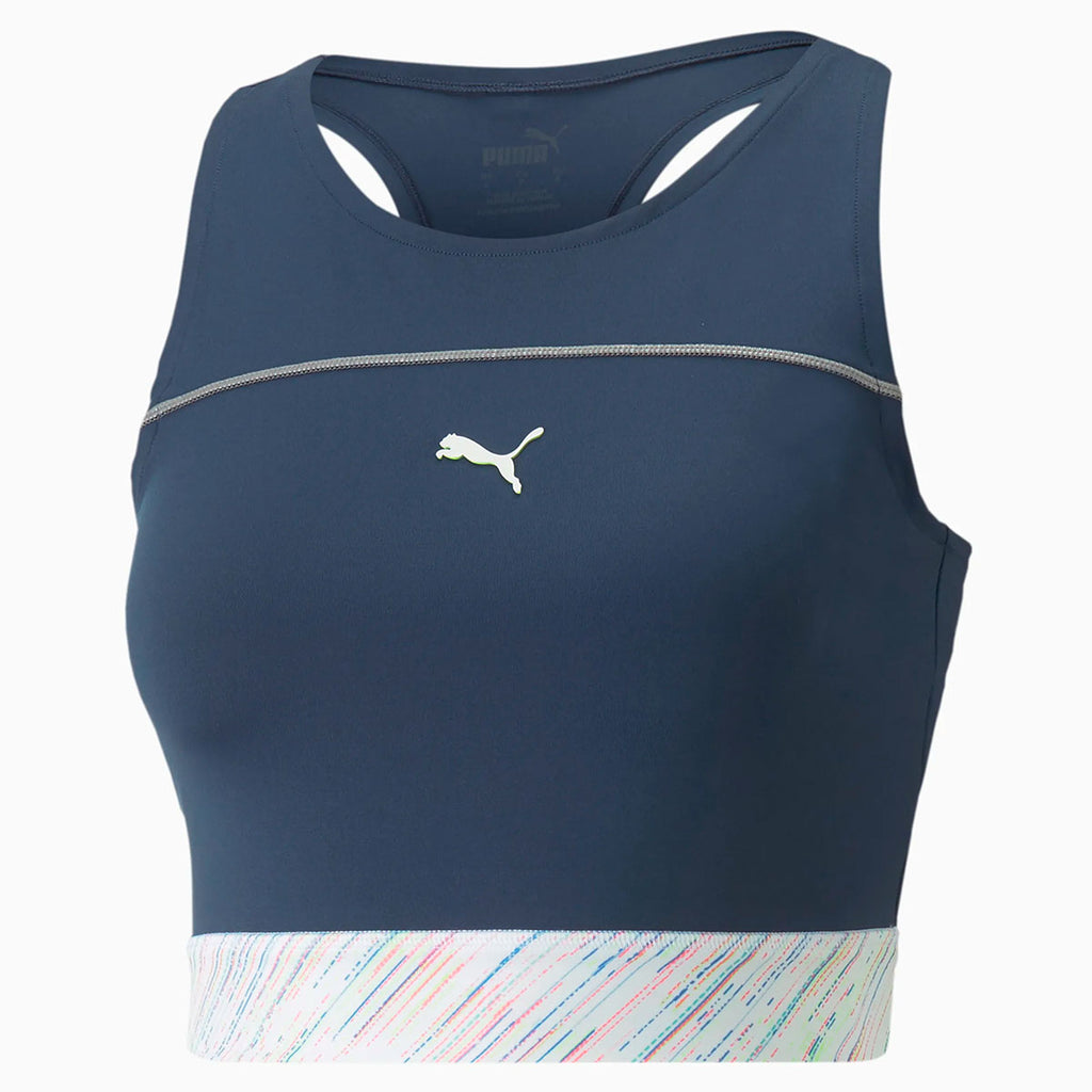 Puma Run High Shine Crop Tank Dame