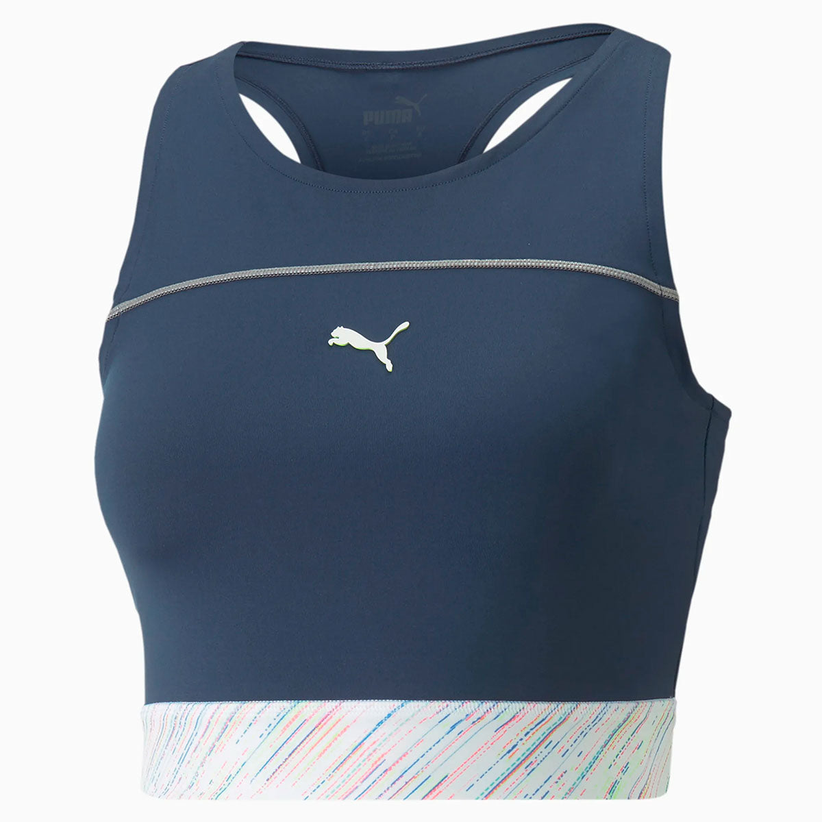 Puma Run High Shine Crop Tank Dame