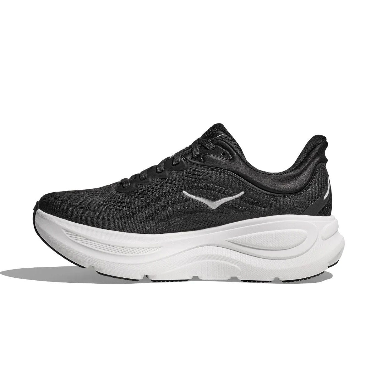 Hoka Bondi 9 (Wide) Dame løbesko i sort og hvid