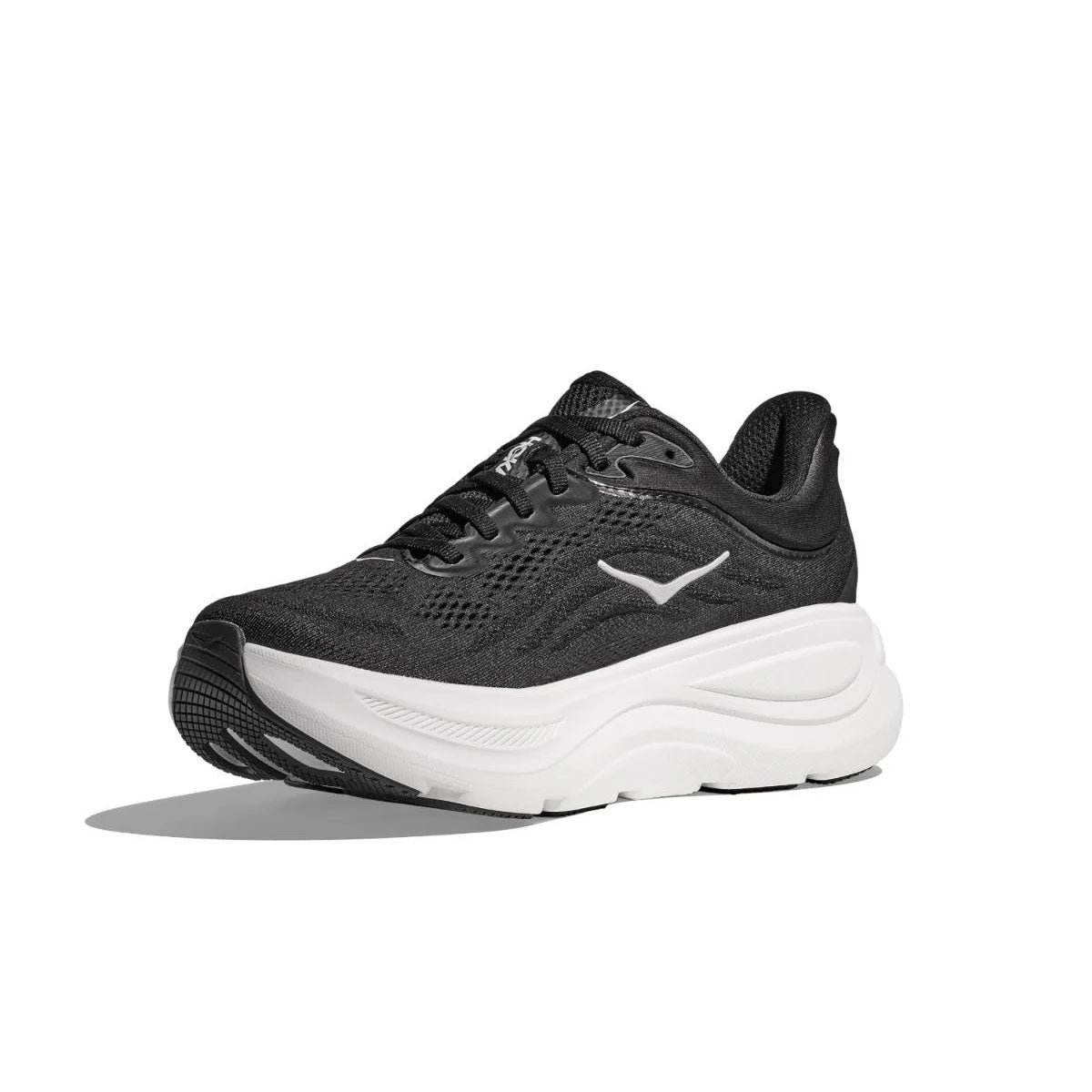 Hoka Bondi 9 (Wide) Dame løbesko i sort og hvid