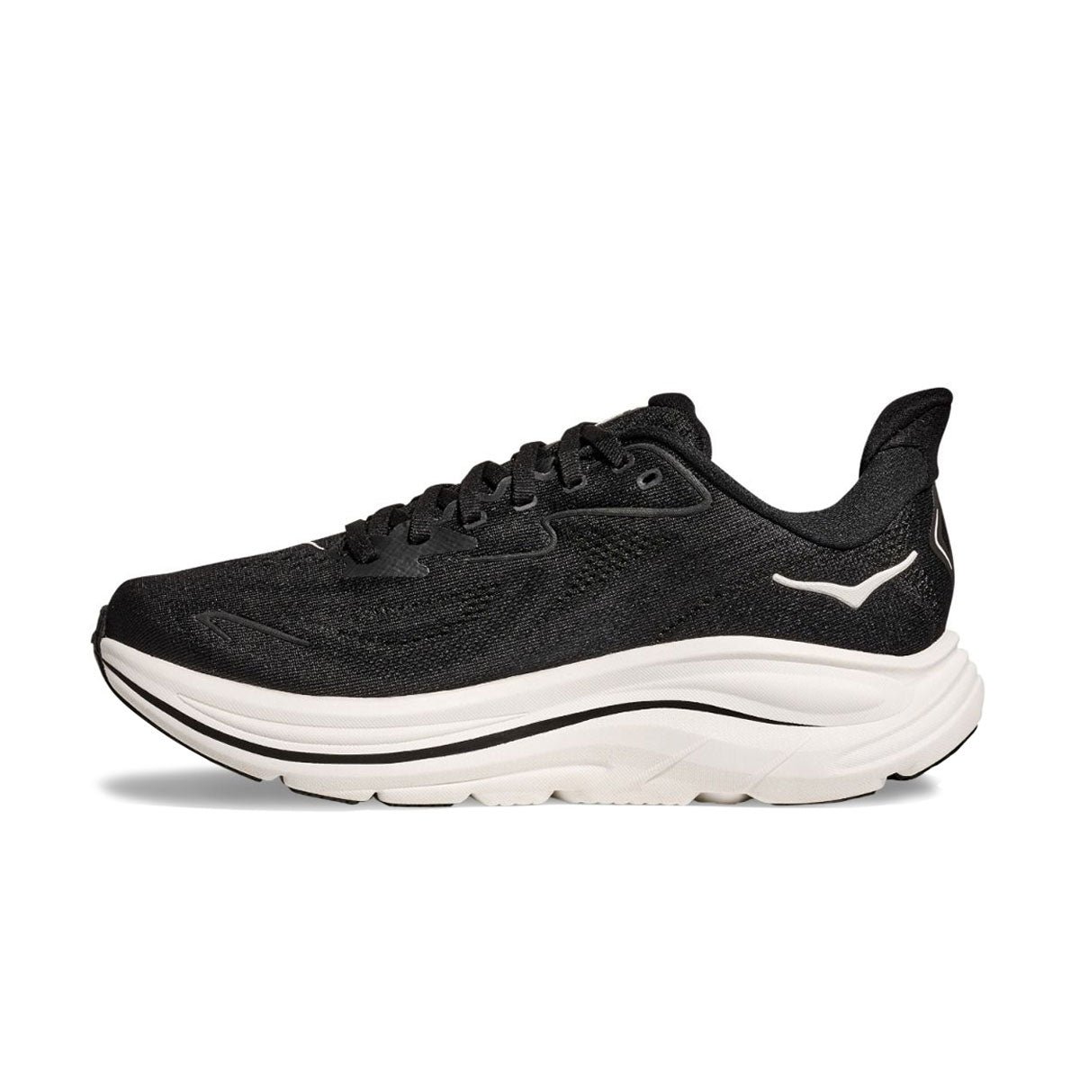 Hoka Clifton 10 Dame løbesko i sort og hvid