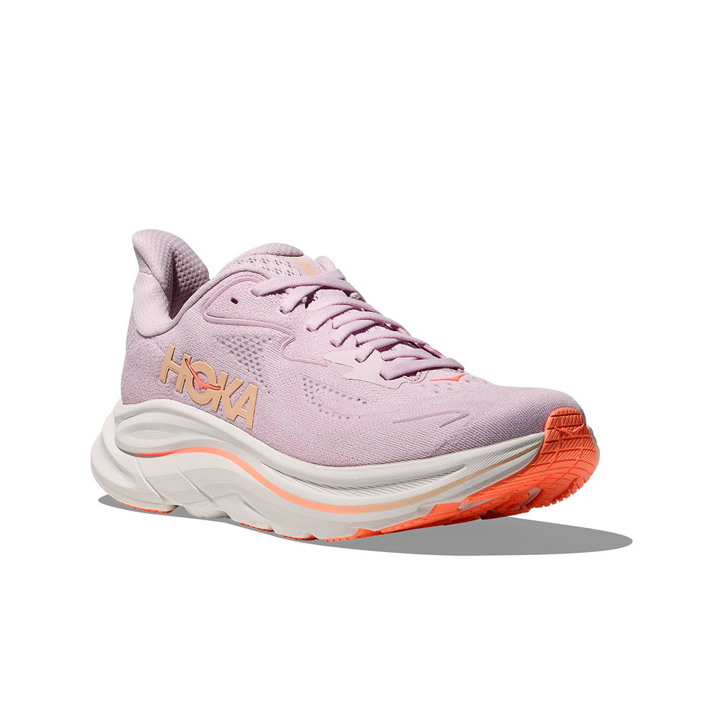 Hoka Clifton 10 Dame løbesko i lyserød farve