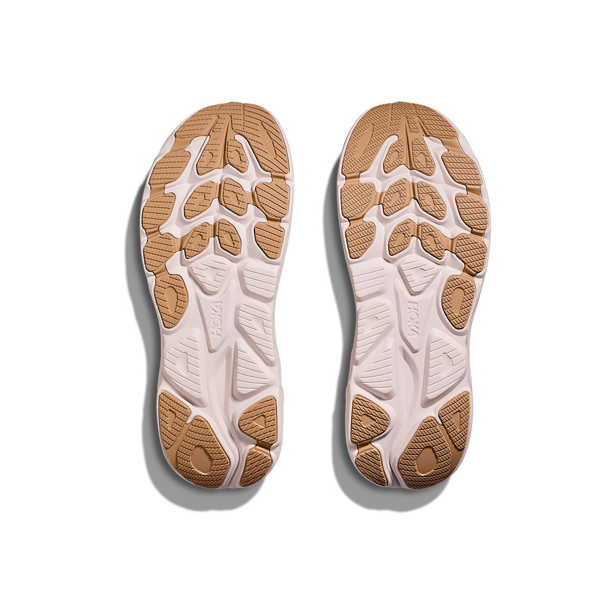 Hoka Clifton 10 herresko såler med gummimønster