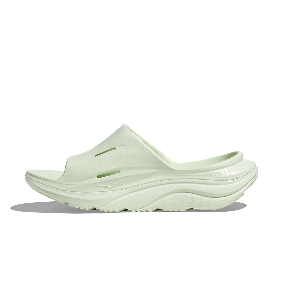 Hoka Ora Recovery Slide 3 unisex sandaler i lys grøn farve