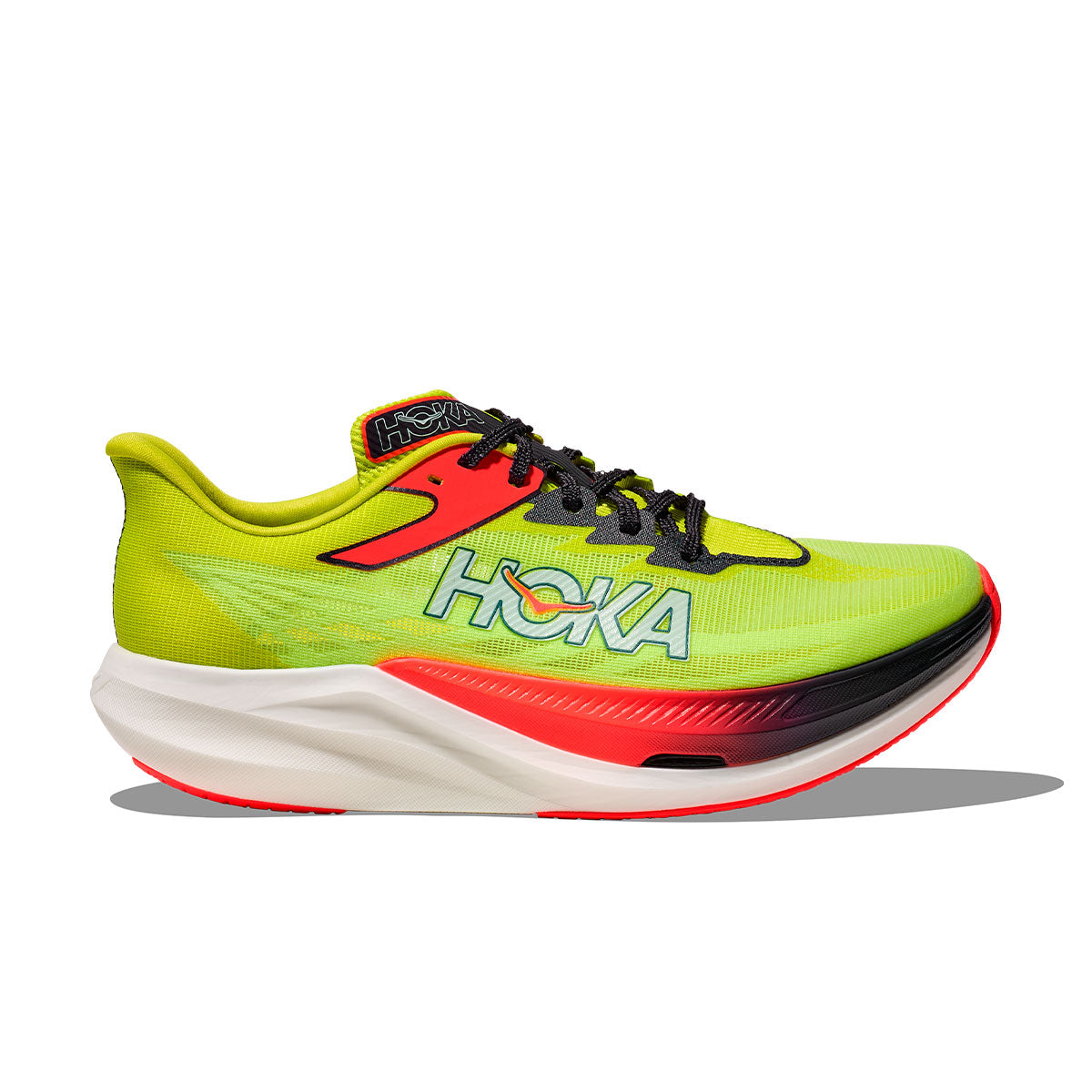 Hoka Rocket X 3 unisex løbesko i gul og sort