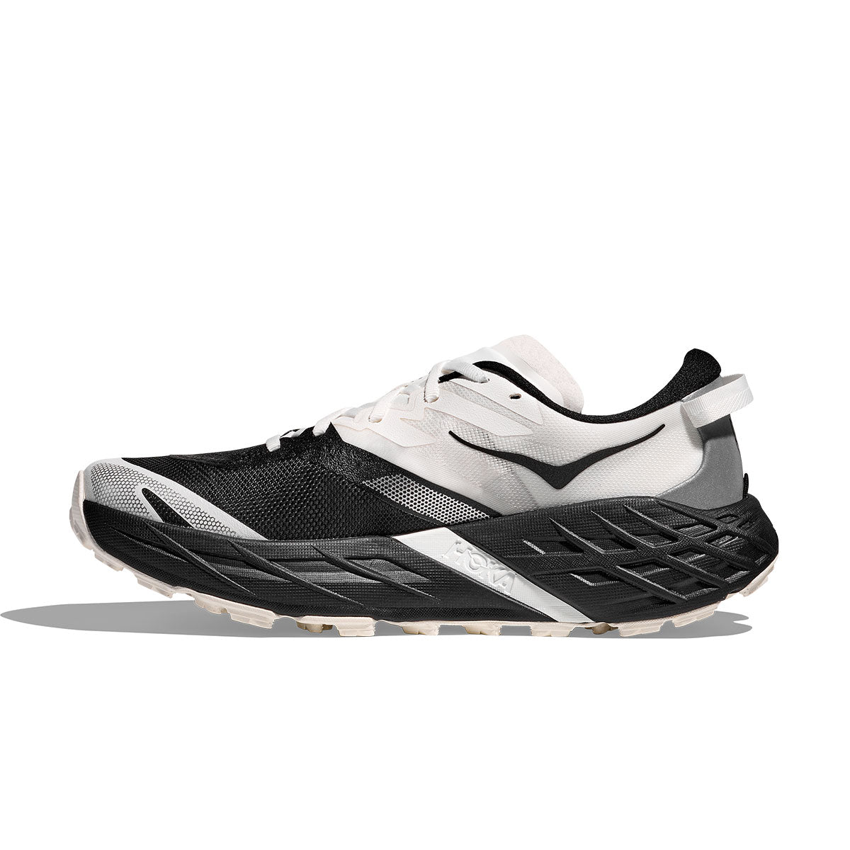 Hoka Speedgoat 7 Dame trailsko i sort og hvid