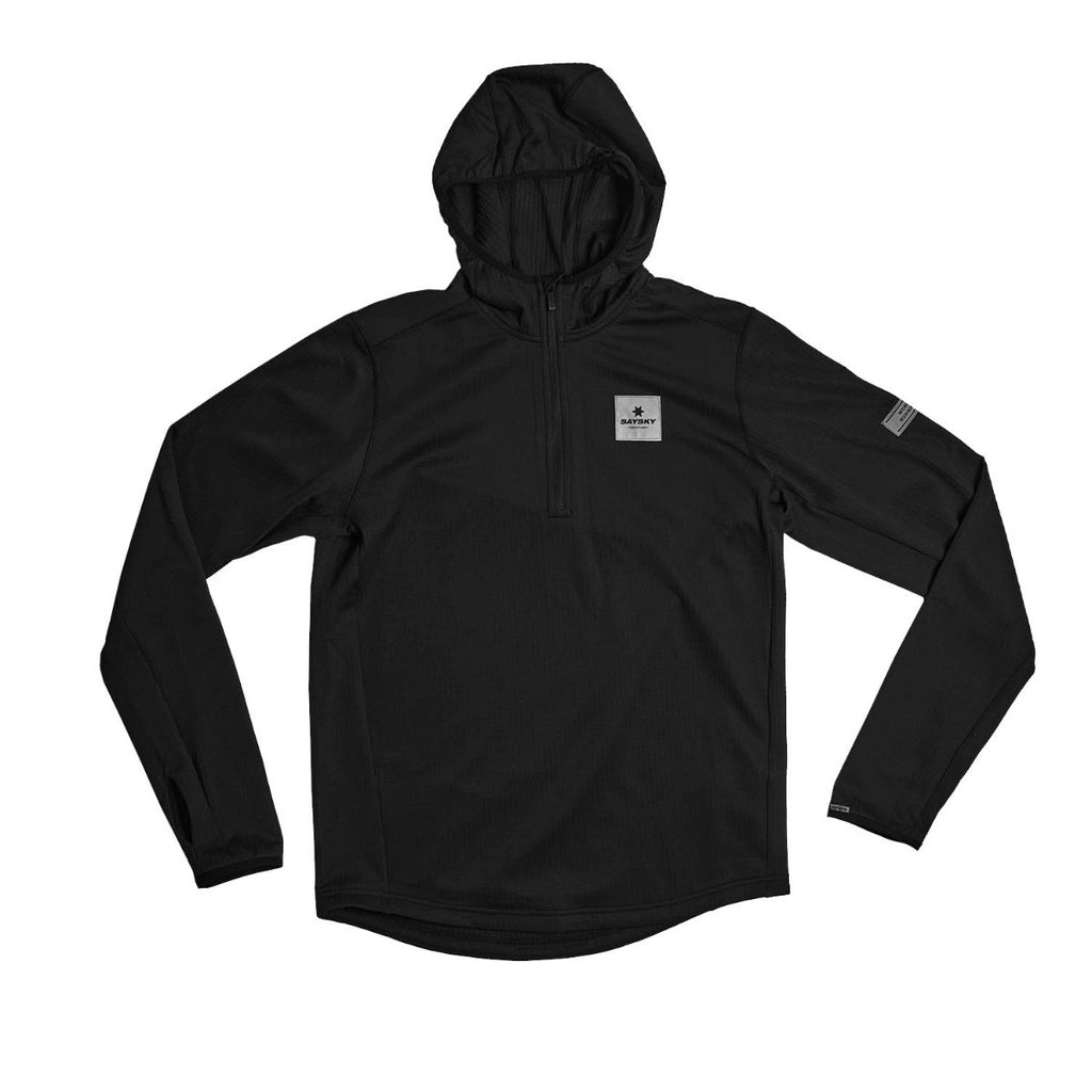 SaySky Hooded Half Zip Pace Fleece