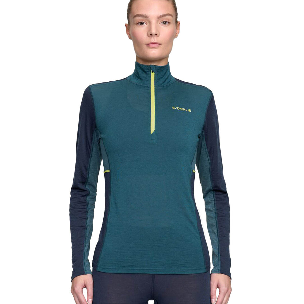 Dæhlie Performance Wool Half Zip Dame