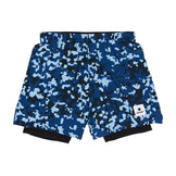 Saysky 2 in 1 Camo Pace Shorts 5"