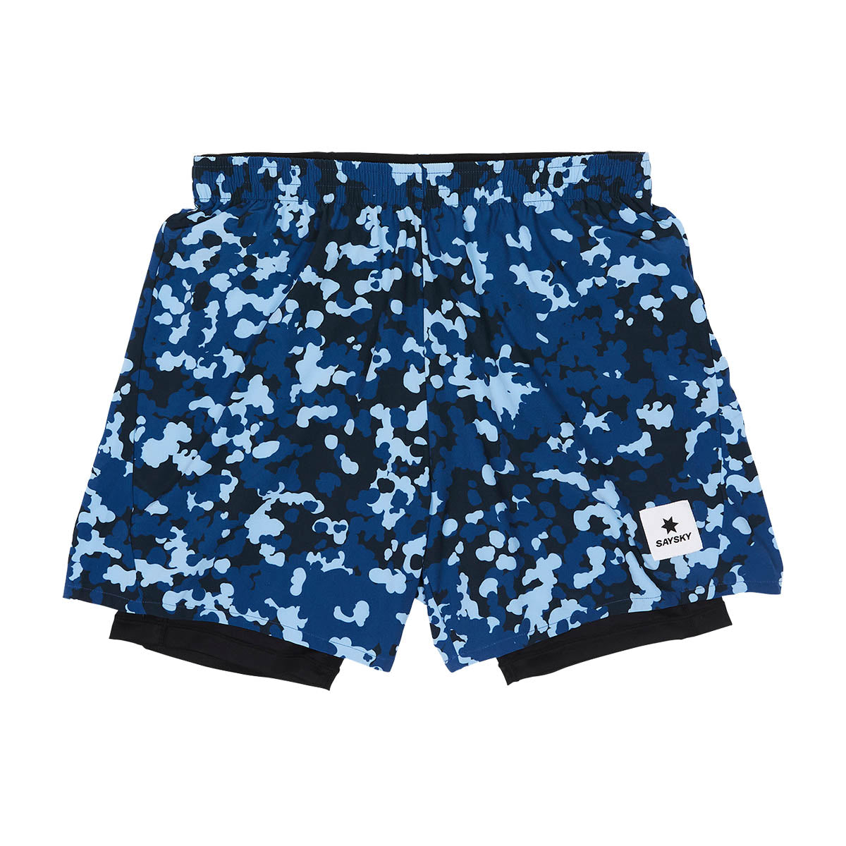 Saysky 2 in 1 Camo Pace Shorts 5"