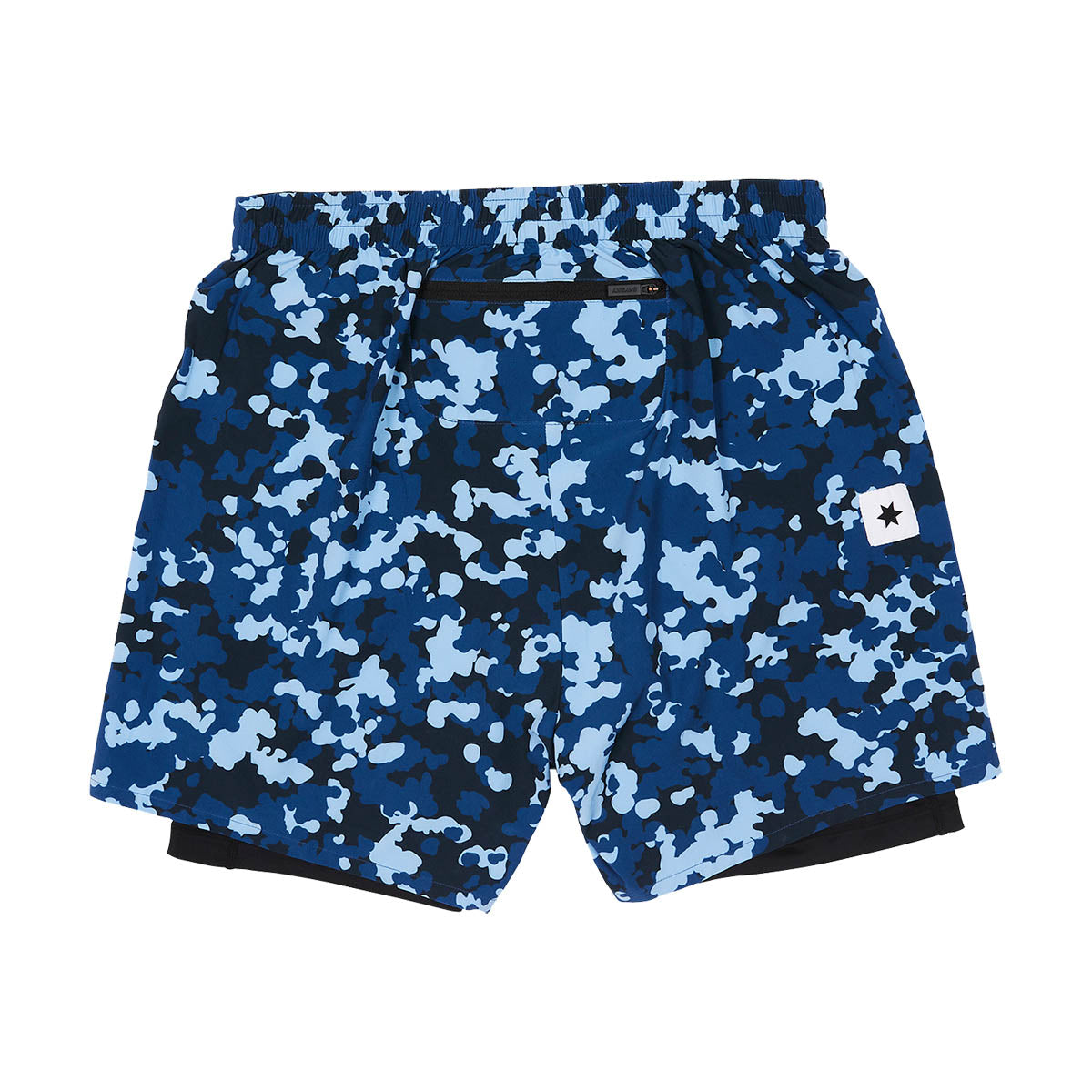 Saysky 2 in 1 Camo Pace Shorts 5"