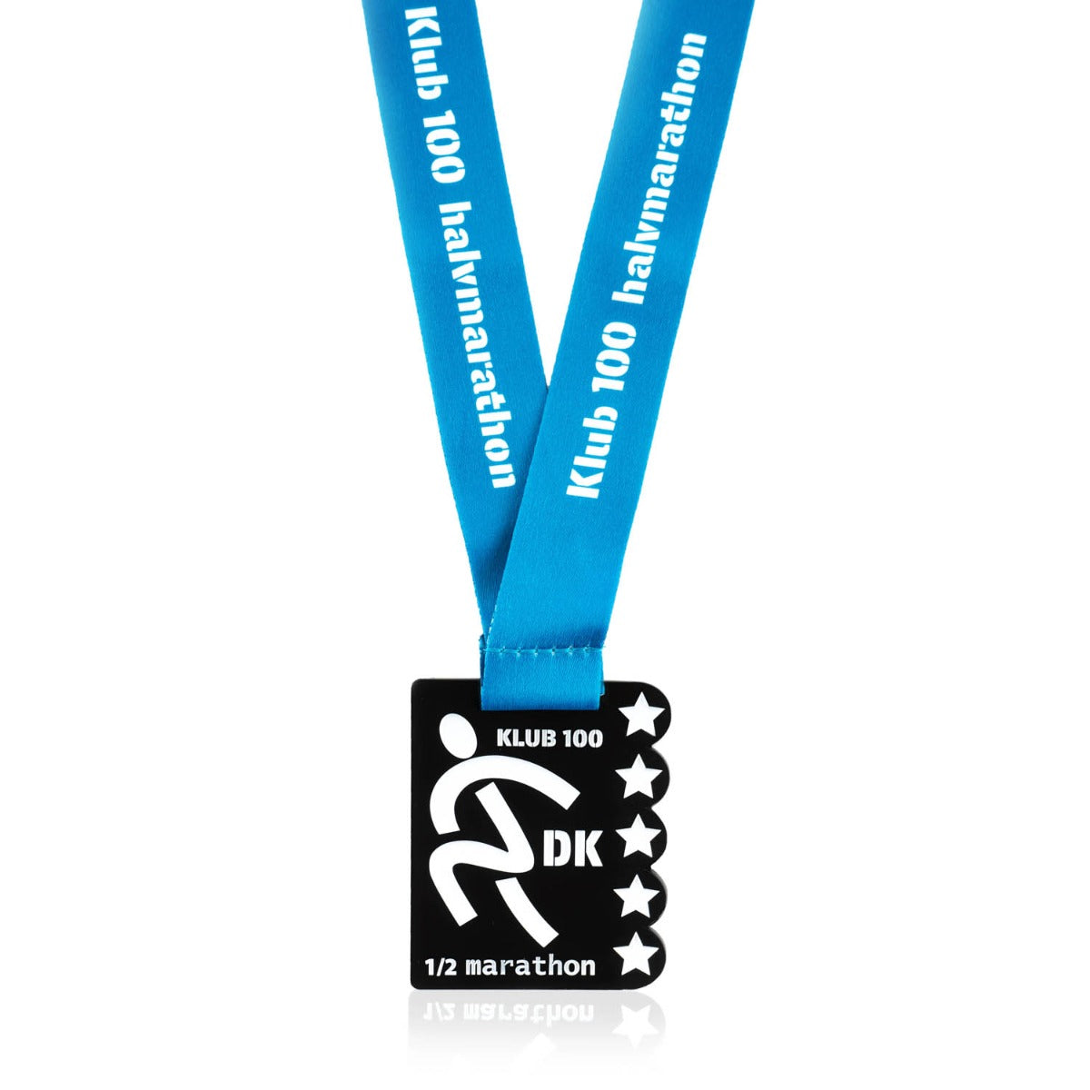 Klub 100 halvmarathon medalje