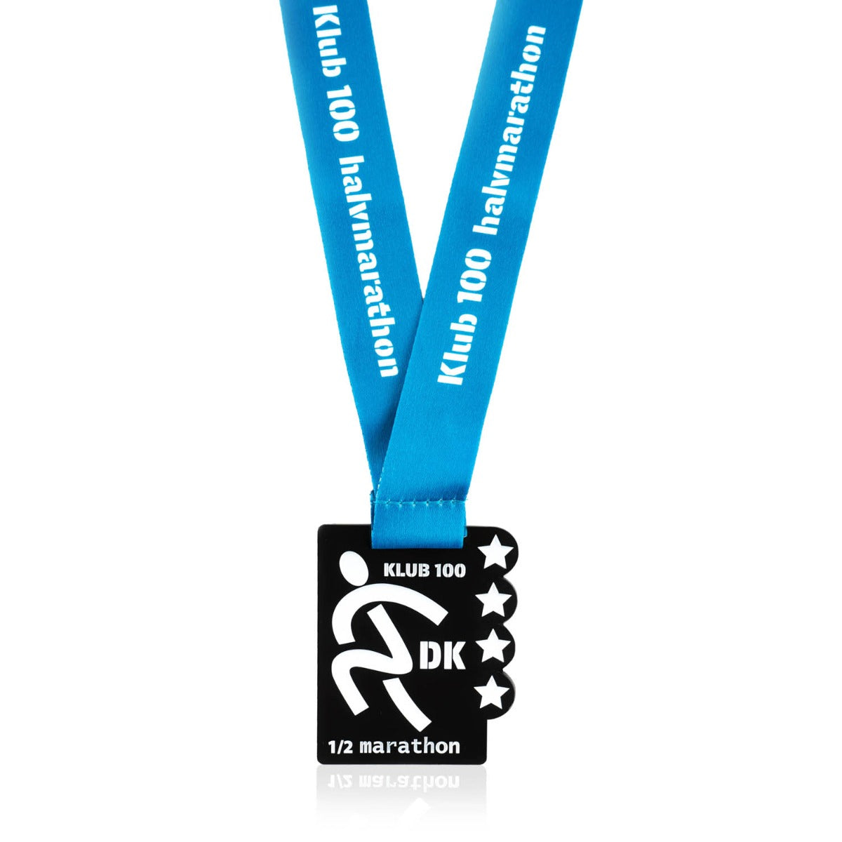 Klub 100 halvmarathon medalje
